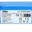 VHBW Akku Hoover B015, 35602251, HGO0314BAT - 2600 mAh 14,8 V Li-Ion