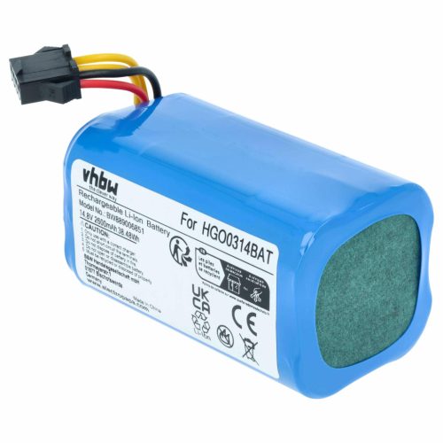 VHBW Akku Hoover B015, 35602251, HGO0314BAT - 2600 mAh 14,8 V Li-Ion