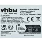 VHBW MP3-Player Akku Creative - 700 mAh 3,7 V Li-Ion