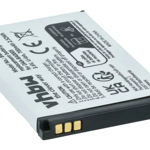 VHBW MP3-Player Akku Creative - 700 mAh 3,7 V Li-Ion