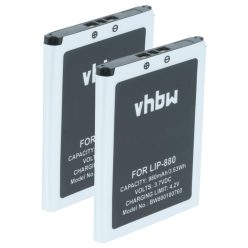   VHBW MP3-Player Akku LIP-880PD, LIP-880PD-B, LIP-880 - 980 mAh 3,7 V Li-Ion