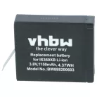 VHBW Akku Insta360 PL903135VT, PL903135VT-S01 - 1150 mAh 3,8 V Li-Ion
