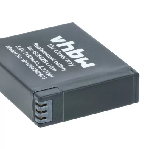 VHBW Akku Insta360 PL903135VT, PL903135VT-S01 - 1150 mAh 3,8 V Li-Ion