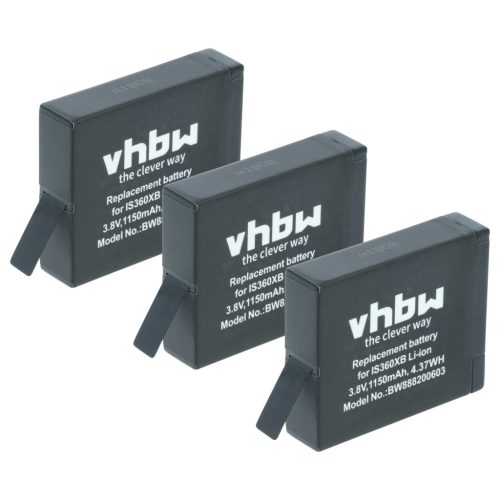 VHBW Akku Insta360 PL903135VT, PL903135VT-S01 - 1150 mAh 3,8 V Li-Ion