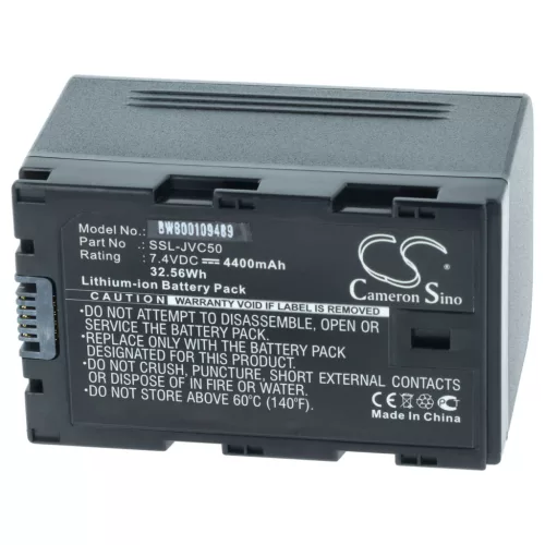 VHBW Video Camera Battery SSL-50, SSL-70 - 4400 mAh 7.4 V Li-Ion