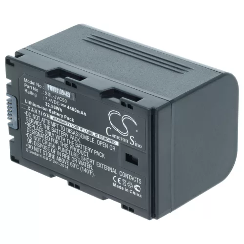 VHBW Video Camera Battery SSL-50, SSL-70 - 4400 mAh 7.4 V Li-Ion