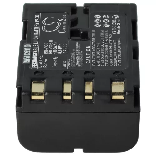 VHBW Video Camera Battery BN-V416, BN-V416U, BN-V428, BN-V408, BN-V408U - 900 mAh 7.2 V Li-Ion