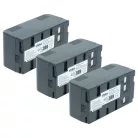 3x Battery replaces JVC BN-V22U, BN-V20, BN-V25, BN-V24U, BN-V22, BN-V20US, BN-V20U - 4200mAh, 6V, NiMH