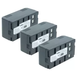   3x Battery replaces JVC BN-V22U, BN-V20, BN-V25, BN-V24U, BN-V22, BN-V20US, BN-V20U - 4200mAh, 6V, NiMH
