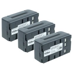   3x Battery replaces JVC BN-V22U, BN-V20, BN-V25, BN-V24U, BN-V22, BN-V20US, BN-V20U - 4000mAh, 6V, NiMH