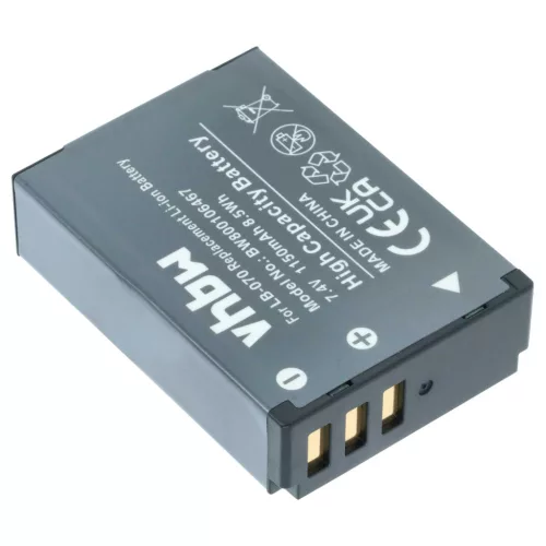 VHBW Akku Kodak LB-070 - 1150 mAh 7,4 V Li-Ion