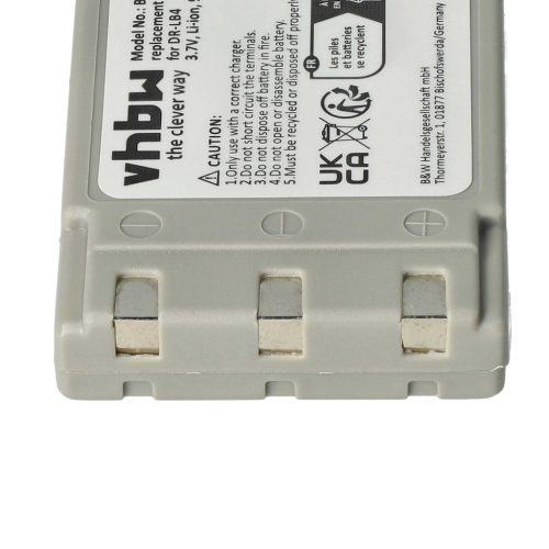 VHBW Battery Concord 431-XXX - 750 mAh 3.7 V Li-Ion
