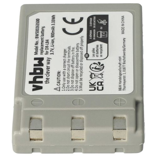 VHBW Battery Concord 431-XXX - 750 mAh 3.7 V Li-Ion