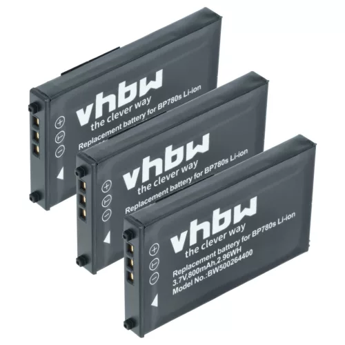 VHBW Akku Kyocera BP780s Ersatz - 700 mAh 3,7 V Li-Ion