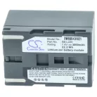 VHBW Akku Samsung SB-L70R, SB-L70A, SB-L70, SB-LS70AB, SB-L220, SB-L110 - 3000 mAh 7,4 V Li-Ion