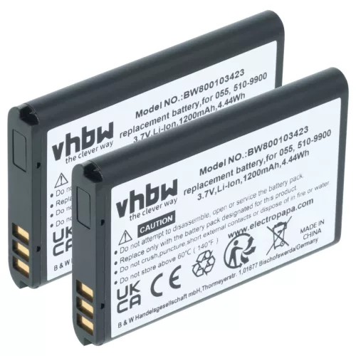 VHBW Videokamera Akku Liquid Image 510-9900, 055 - 1200 mAh 3,7 V Li-Ion