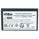 VHBW Videokamera Akku Liquid Image 510-9900, 055 - 1200 mAh 3,7 V Li-Ion