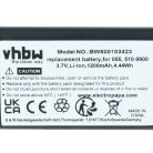 VHBW Videokamera Akku Liquid Image 510-9900, 055 - 1200 mAh 3,7 V Li-Ion