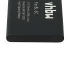 Mobile Phone 3x Battery replaces Alcatel RTR001F01, 3BN67332AA, 10000058 - 700 mAh 3.7 V Li-Ion