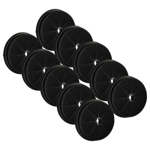 10x Activated Carbon Filter as Replacement for Beko 9174220018, 9199001580 for Proline Hob - 19 cm