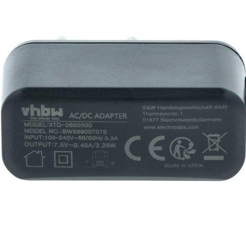 VHBW Netzadapter zur Ersatz für Alcatel 3BN67307AB, für Festnetztelefon Ladebasis – 190 cm