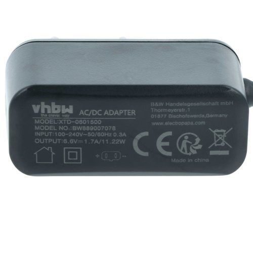 VHBW Hálózati adapter NEDO 061402-900 mérőeszközhöz - 6,6 V / 1,7 A