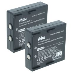   VHBW Távirányító Akkumulátor 68300510, 68300520, 68300525 - 600 mAh 9,6 V NiMH