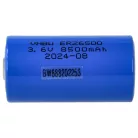 VHBW C Größe Akku ER26500 - 8500 mAh 3,6 V Li-SOCl2