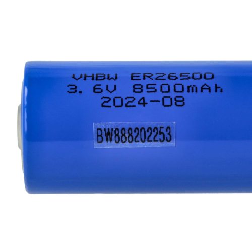 VHBW C Größe Akku ER26500 - 8500 mAh 3,6 V Li-SOCl2