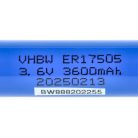 VHBW Spezialakku ER17505 / SB-A01 / LS17500 / ER17/50 - 3600 mAh 3,6 V Li-MnO2