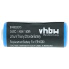 VHBW ER10280 Akku - 450 mAh 3,6 V Li-SOCl2