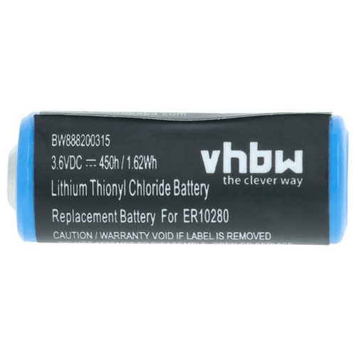 VHBW ER10280 Akku - 450 mAh 3,6 V Li-SOCl2