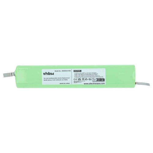 VHBW Rollladen Akku Velux 946933, 946987, 946930 - 2200 mAh 10,8 V NiMH