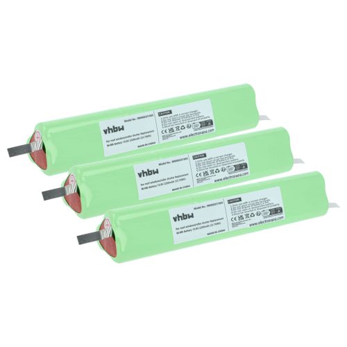 VHBW Roller Shutter Battery Velux 946933, 946987, 946930 - 2200 mAh 10.8 V NiMH
