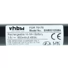 VHBW Taschenlampenakku Pelican Streamlight 75175, 75375 - 1800 mAh 3,6 V NiMH