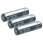 VHBW Taschenlampe Akku FLB-LIN-7, UR611 - 2200 mAh 3,7 V Li-Ion