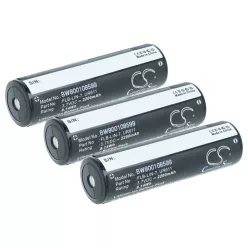   VHBW Taschenlampe Akku FLB-LIN-7, UR611 - 2200 mAh 3,7 V Li-Ion