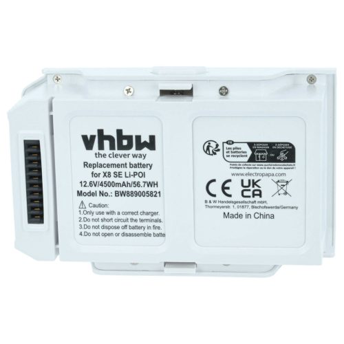 VHBW Drohnenakku Xiaomi - 4500 mAh 12,6 V Li-Polymer