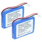 VHBW Radio Akku Albrecht 083448, JHHY903448A - 1300 mAh 3,7 V Li-Ion