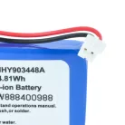 VHBW Radio Akku Albrecht 083448, JHHY903448A - 1300 mAh 3,7 V Li-Ion