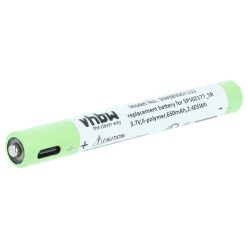   VHBW Akku zur Ersatz für Ledlenser SP502177_SR – 650 mAh, 3,7 V, Li-Polymer