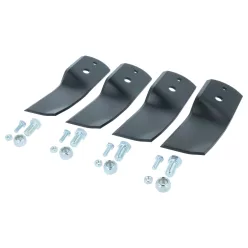   4x Cserepenge Stiga 1134-6238-01, 1134-9119-01, 1134-7880-01 Akkumulátoros Fűnyíróhoz - Steelblack