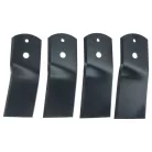 4x Cserepenge Stiga 1134-6238-01, 1134-9119-01, 1134-7880-01 Akkumulátoros Fűnyíróhoz - Steelblack