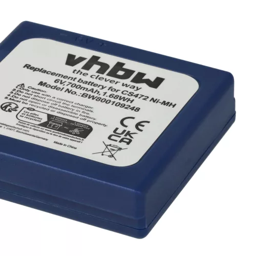 VHBW Radio Akku BA222060, BA222061, BA203060, FBFUB03, AF-FUB03M, KH68302500 - 700 mAh 6 V NiMH
