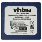 VHBW Radio Akku HBC BA222060, BA222061, BA203060, FBFUB03, AF-FUB03M, KH68302500 - 700 mAh 6 V NiMH