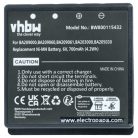 VHBW Fernbedienungsakku HBC BA203000, BA205030, 005-01-00615 - 700 mAh 6 V NiMH