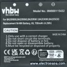 VHBW Fernbedienungsakku HBC BA203000, BA205030, 005-01-00615 - 700 mAh 6 V NiMH