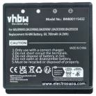 VHBW Fernbedienung Akku BA203000, BA205030, 005-01-00615 - 700 mAh 6 V NiMH