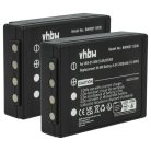 VHBW Távirányító Akkumulátor 005-01-00615, BA205000, BA205030 - 2000 mAh 6 V NiMH