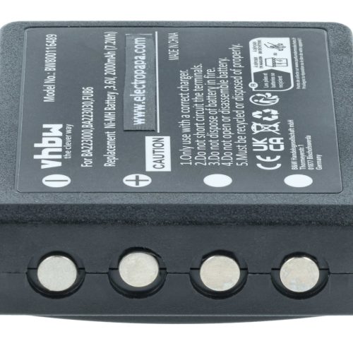 VHBW Fernbedienungsakku HBC FBFUB09N, BA223031, BA223001, BA223000, BA223030 - 2000 mAh 3,6 V NiMH